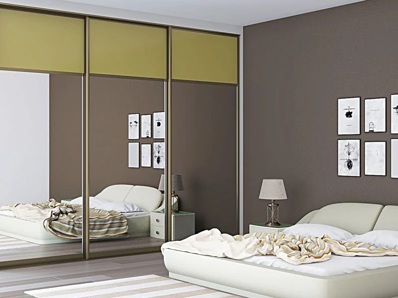 fashion-interior-bedroom-wardrobes-mirror-with-yellow